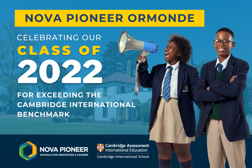 Nova Pioneer students exceed global benchmarks in their Cambridge A